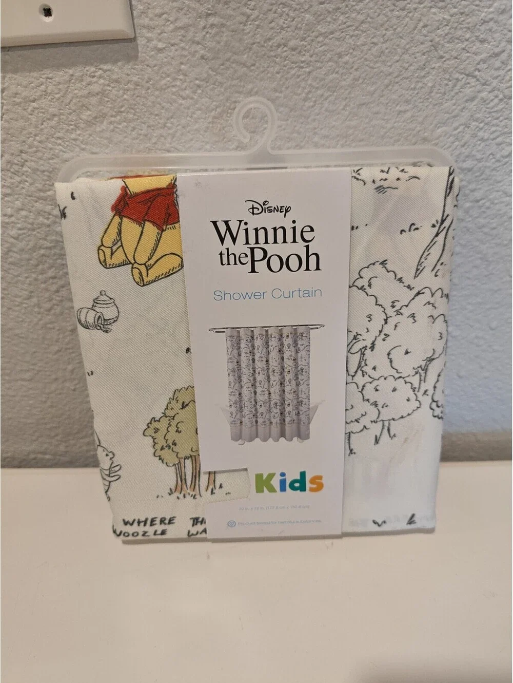 Winnie the Pooh Kids Shower Curtain